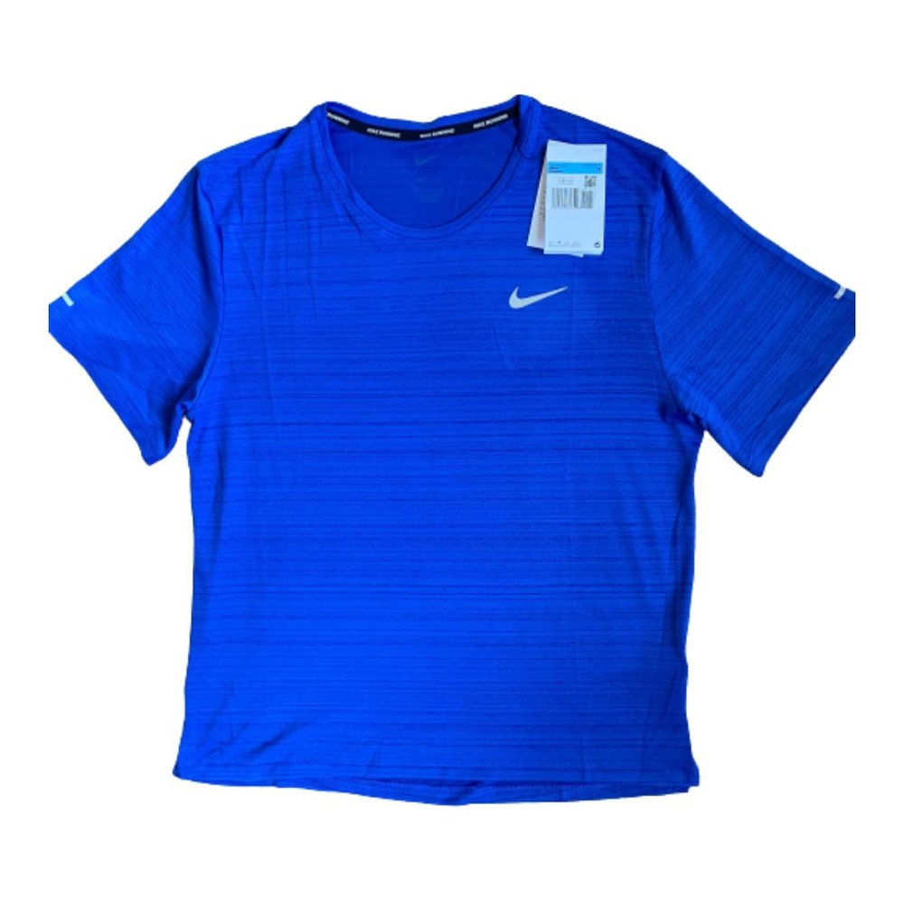NWT Nike Dri-FIT Miler Men's Running T-Shirt Color Blue Size S, XXL